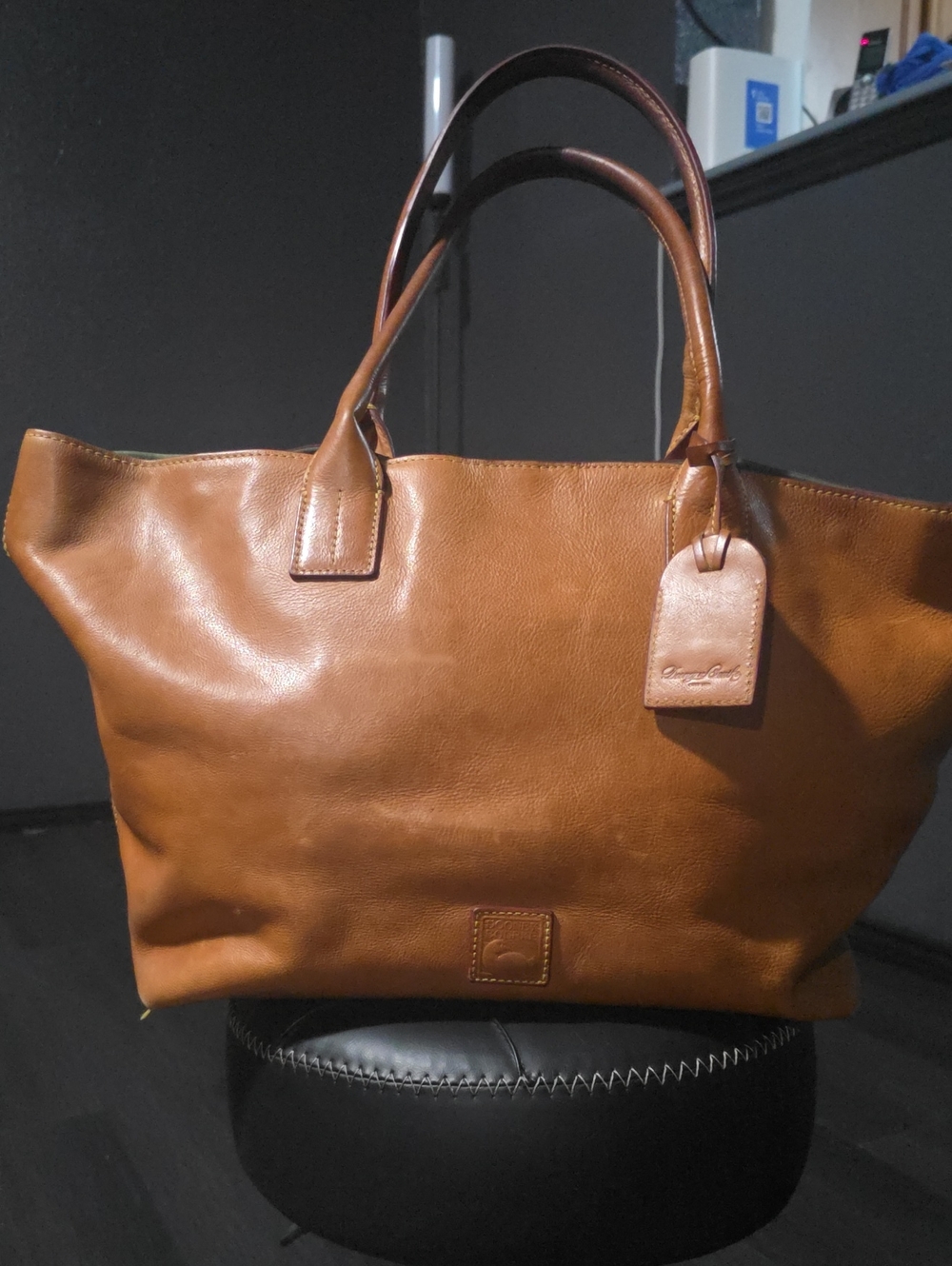 Dooney & Bourke Cognac Leather Tote